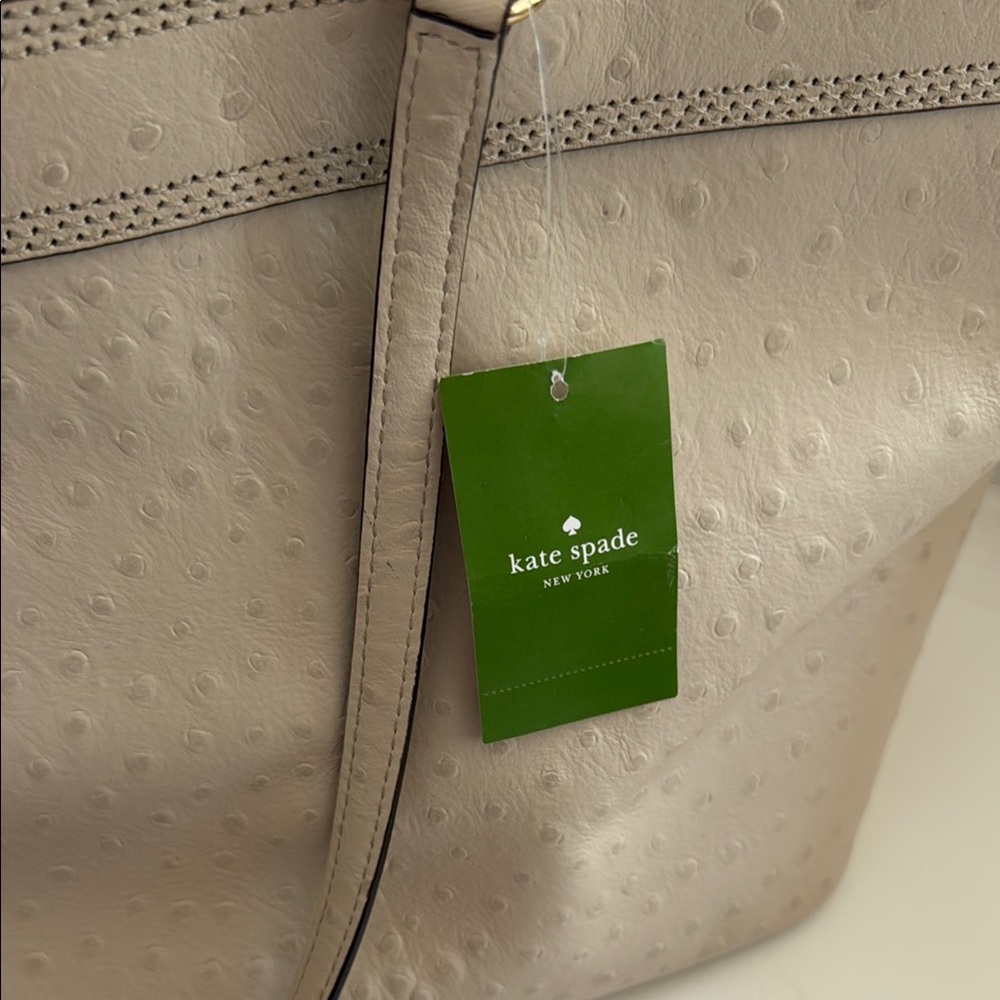 Elegant Kate Spade Cream Tote Bag - Picture 3 of 7
